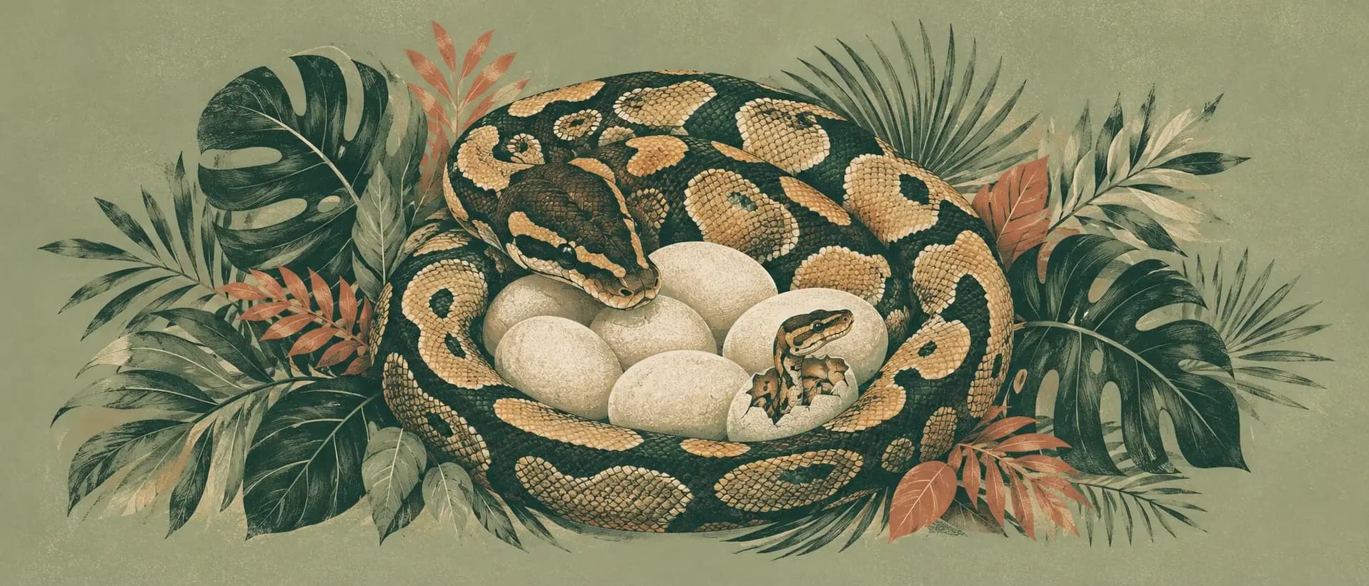 Botanical illustration for the Traits category.